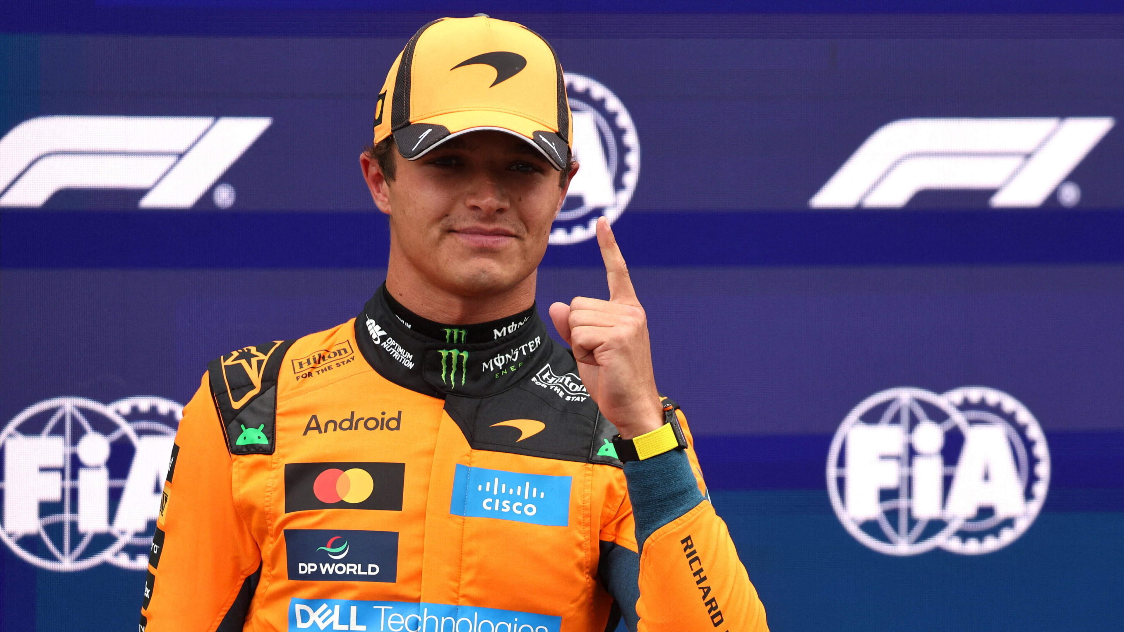 Lando Norris takes pole position for Dutch Grand Prix after George Russell wins sprint race